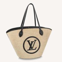 Louis Vuitton Women Saint Jacques Black Synthetic Knitted Raffia Cowhide Leather (5)