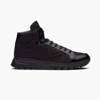 Prada Men PRAX 01 Re-Nylon and Brushed Leather Sneakers