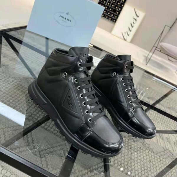 Prada Men PRAX 01 Re-Nylon and Brushed Leather Sneakers (3)