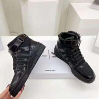 Prada Women Adidas for Prada Re-Nylon Forum High-Top Sneakers-Black (1)