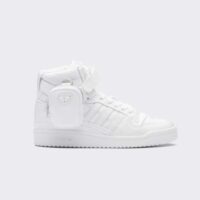 Prada Women Adidas for Prada Re-Nylon Forum High-Top Sneakers-White