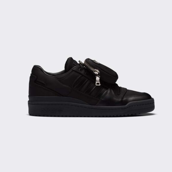 Prada Women Adidas for Prada Re-Nylon Forum Sneakers-Black (1)