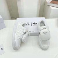 Prada Women Adidas for Prada Re-Nylon Forum Sneakers-White (1)