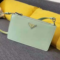 Prada Women Brushed Leather Mini-Bag-aqua (1)