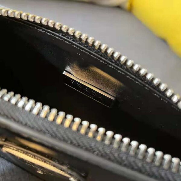 Prada Women Brushed Leather Mini-Bag-black (9)