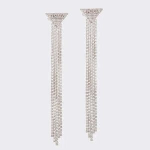 Prada Women Crystal Logo Jewels Zirconia Earrings