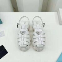 Prada Women Foam Rubber Sandals in 55 mm Heel Height-White (1)
