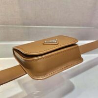 Prada Women Leather Belt With a Hybrid Multifunctional Design-brown (1)