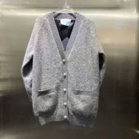 Prada Women Oversized Shetland Wool Cardigan (1)