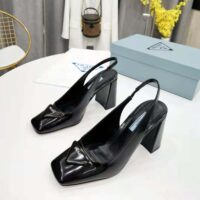 Prada Women Patent Leather Sling-Back Pumps (1)