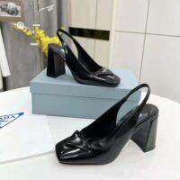 Prada Women Patent Leather Sling-Back Pumps (1)