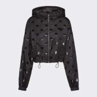 Prada Women Re-Nylon Embroidered Jacket-Black (1)