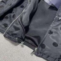 Prada Women Re-Nylon Embroidered Jacket-Black (1)