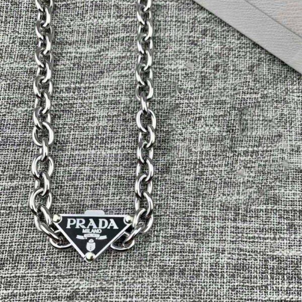 Prada Women Symbole Necklace 925 Sterling Silver (2)