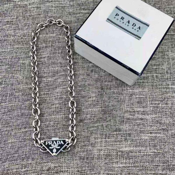 Prada Women Symbole Necklace 925 Sterling Silver (3)