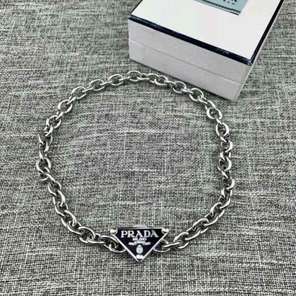 Prada Women Symbole Necklace 925 Sterling Silver (4)
