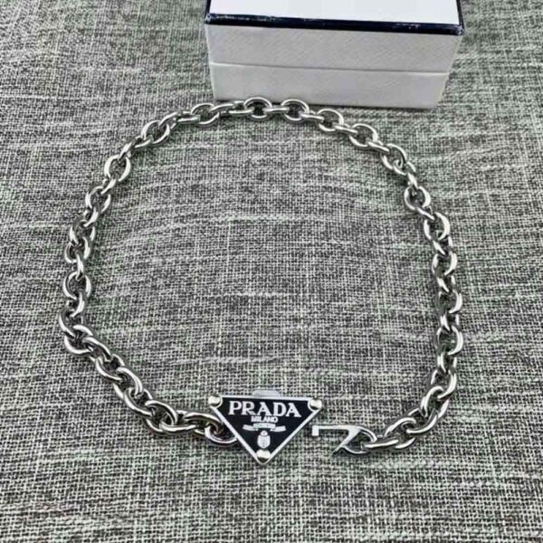 Prada Women Symbole Necklace 925 Sterling Silver (5)