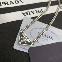 Prada Women Symbole Necklace-Black (1)