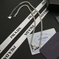 Prada Women Symbole Necklace-Black (1)