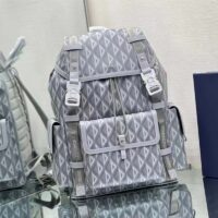 Dior Unisex CD Hit The Road Backpack Dior Gray CD Diamond Canvas (10)