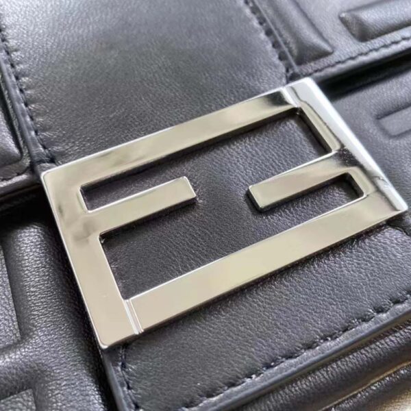 Fendi Men Baguette Black Calf Leather Bag (8)