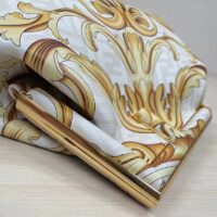 Fendi Women First Medium Fendace White Yellow Printed Silk Bag (2)