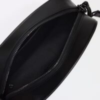 Gucci Women GG Marmont Small Shoulder Bag Black Matelassé Chevron Leather Double G (7)
