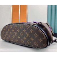 Louis Vuitton LV Unisex Christopher MM Backpack Monogram Macassar Coated Canvas (8)