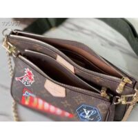 Louis Vuitton LV Unisex Multi Pochette Accessoires My LV World Tour Monogram Coated Canvas