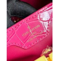 Louis Vuitton LV Women Capucines BB Handbag Pink Crocodilian Leather (1)