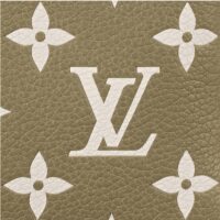 Louis Vuitton LV Women Mini Pochette Accessoires Green Monogram Empreinte Embossed Supple Grained Cowhide (3)