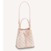 Louis Vuitton LV Women NéoNoé Bucket Bag Pink Sprayed Embossed Grained Cowhide (10)