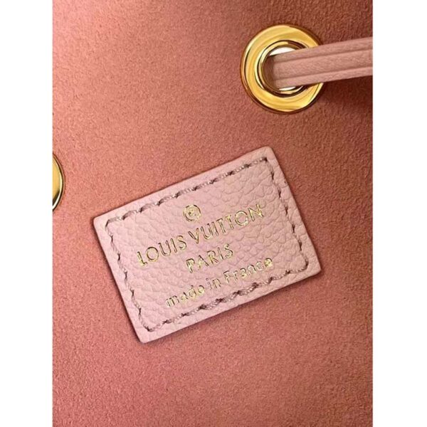 Louis Vuitton LV Women NéoNoé Bucket Bag Pink Sprayed Embossed Grained Cowhide (4)