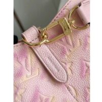 Louis Vuitton LV Women NéoNoé Bucket Bag Pink Sprayed Embossed Grained Cowhide (10)