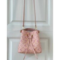 Louis Vuitton LV Women NéoNoé Bucket Bag Pink Sprayed Embossed Grained Cowhide (10)