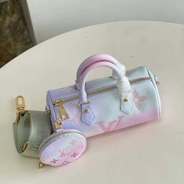Louis Vuitton LV Women Papillon BB Handbag Sunrise Pastel Monogram Coated Canvas (6)