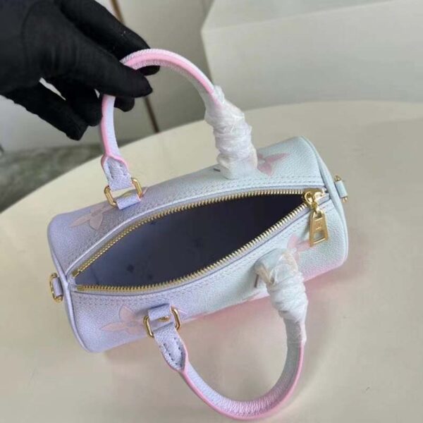 Louis Vuitton LV Women Papillon BB Handbag Sunrise Pastel Monogram Coated Canvas (9)