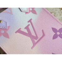 Louis Vuitton Women Petit Sac Plat Sunrise Pastel Monogram Coated Canvas Cowhide (10)