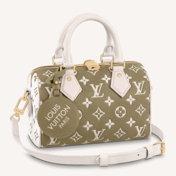 Louis Vuitton Women Speedy Bandouliere 20 Bag Printed Embossed Grained Cowhide Leather (3)