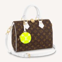 Louis Vuitton Women Speedy Bandoulière 25 Handbag Monogram Coated Canvas Cowhide Leather (1)