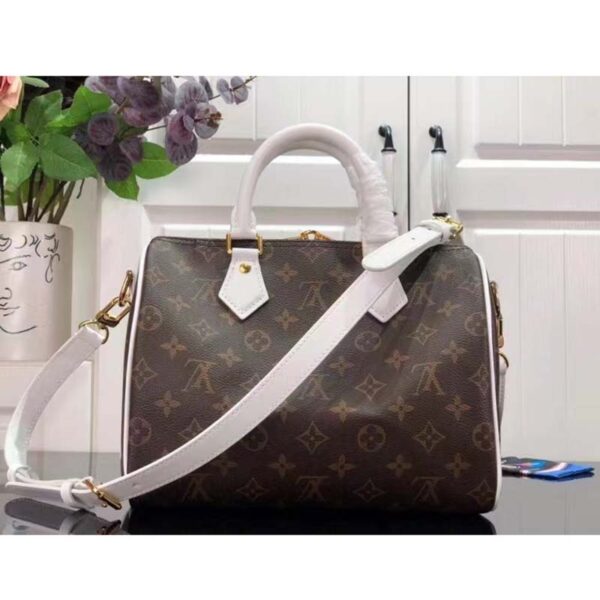 Louis Vuitton Women Speedy Bandoulière 25 Handbag Monogram Coated Canvas Cowhide Leather (11)