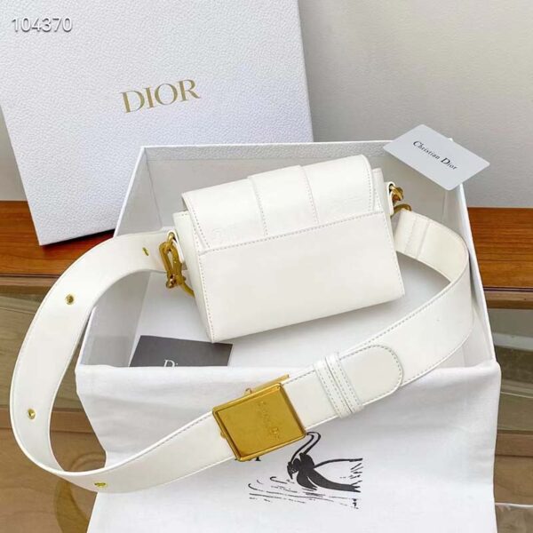Dior Women CD 30 Montaigne Bag Latte Box Calfskin (2)