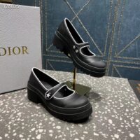 Dior Women CD Shoes D-Doll 2.0 Pump Black Supple Calfskin 3.5 cm Heel (8)