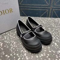 Dior Women CD Shoes D-Doll 2.0 Pump Black Supple Calfskin 3.5 cm Heel (8)