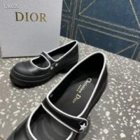 Dior Women CD Shoes D-Doll 2.0 Pump Black Supple Calfskin 3.5 cm Heel (8)