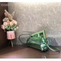 Fendi Women FF First Small Green Sequinned Bag (1)