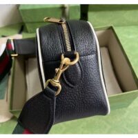 Gucci Unisex Adidas x Gucci Small Shoulder Bag Black Leather Interlocking G (9)