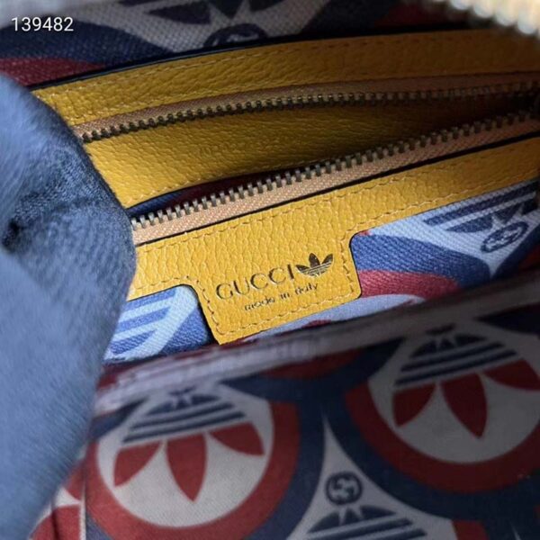 Gucci Unisex Adidas x Gucci Small Shoulder Bag Yellow Leather Interlocking G (2)