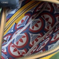 Gucci Unisex Adidas x Gucci Small Shoulder Bag Yellow Leather Interlocking G (3)