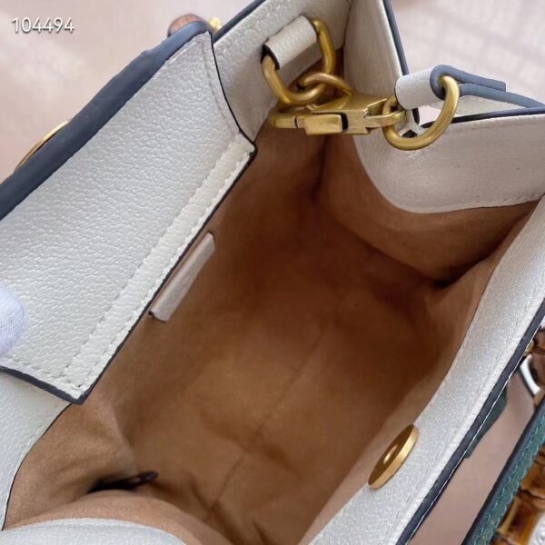 Gucci Women Diana Small Jumbo GG Tote Bag Off-White Ivory Canvas Double G (1)